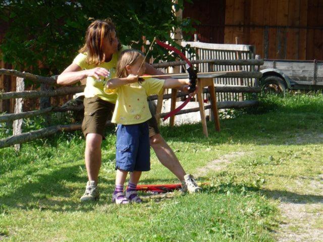 Sportbauernhof - Gasthaus Hochalmblick Krems in Kaernten Eksteriør bilde